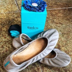 Tieks - Taupe - With Original Box